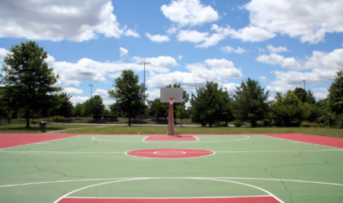 basketball court flooring material